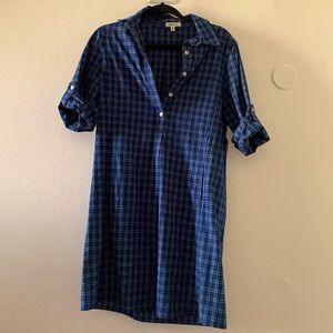 Mid length flannel dress